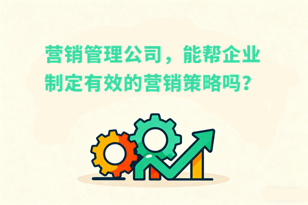 營(yíng)銷管理公司，能幫企業(yè)制定有效的營(yíng)銷策略嗎？