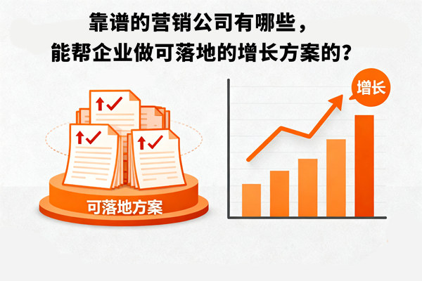 靠譜的營(yíng)銷公司有哪些，能幫企業(yè)做可落地的增長(zhǎng)方案的？