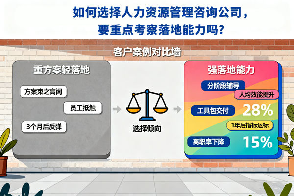 如何選擇人力資源管理咨詢公司，要重點考察落地能力嗎？